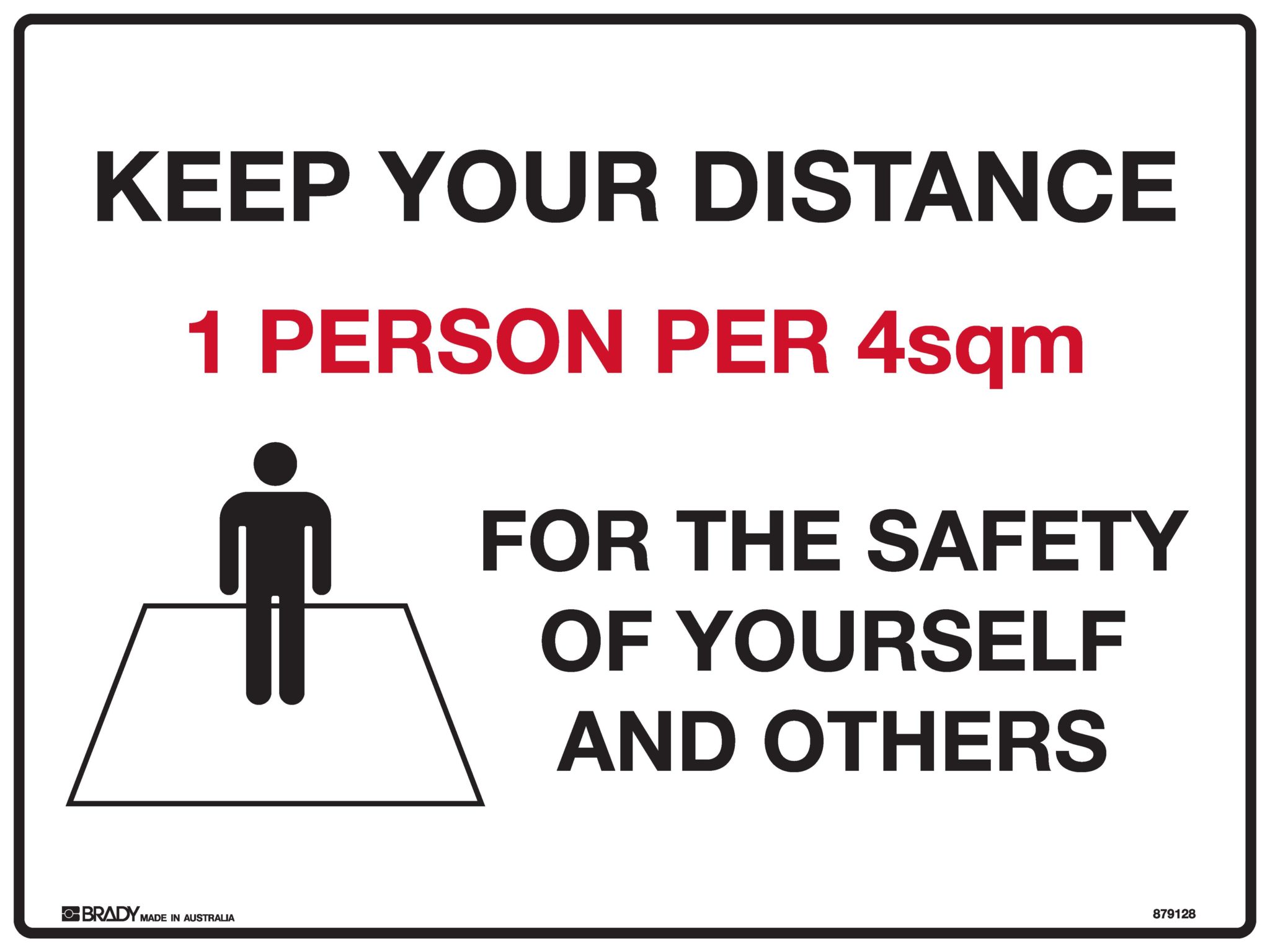 Keep Distance Sign Bridge Please Keep Your Distance Signs – FHKJ