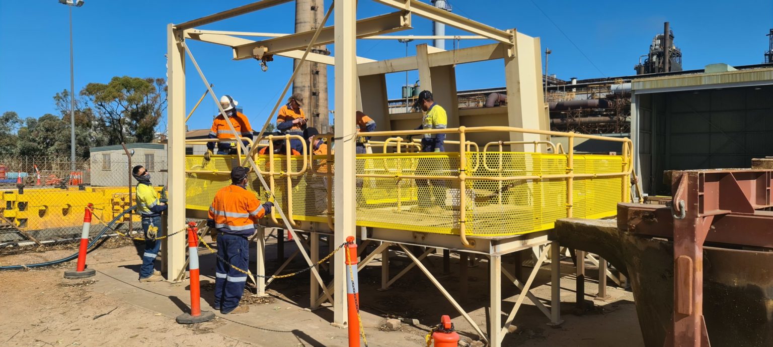 Teksal Safety provides Dropsafe barrier training for nickel mine