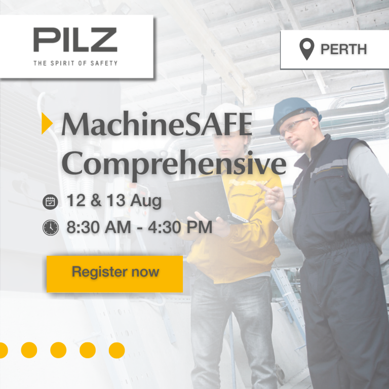 Teksal Safety and Pilz hosting MachineSafe training in Perth